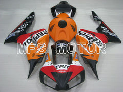 Honda CBR1000RR 2006-2007 Injection ABS Fairing - Repsol - Orange Red Black - MFS2925
