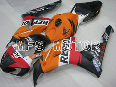 Honda CBR1000RR 2006-2007 Injection ABS Fairing - Repsol - Orange Red Black - MFS2925