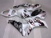 Honda CBR1000RR 2006-2007 Injection ABS verkleidung - Flamme - Schwarz Weiß - MFS2933