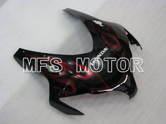 Carénage ABS injecté Honda CBR1000RR 2008-2011 - Flamme - Rouge Noir - MFS2948
