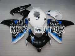Carénage ABS injecté Honda CBR1000RR 2008-2011 - Autres - Noir Blanc - MFS2961