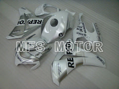 Carénage ABS injecté Honda CBR1000RR 2008-2011 - Repsol - Blanc Argent - MFS2967