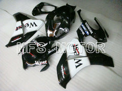 Honda CBR1000RR 2008-2011 Injection ABS Fairing - West - Black White - MFS2970