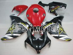 Carénage ABS injecté Honda CBR1000RR 2008-2011 - Rockstar - Rouge Noir - MFS2984