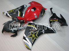 Carénage ABS injecté Honda CBR1000RR 2008-2011 - Rockstar - Rouge Noir - MFS2984