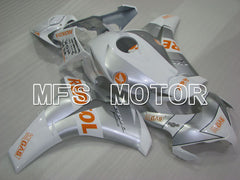 Carénage ABS injecté Honda CBR1000RR 2008-2011 - Repsol - Blanc Argent - MFS2987