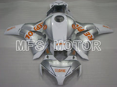 Carénage ABS injecté Honda CBR1000RR 2008-2011 - Repsol - Blanc Argent - MFS2987