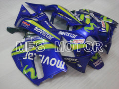 Carénage ABS injecté Honda CBR250RR 1988-1989 - Movistar - Bleu - MFS3019