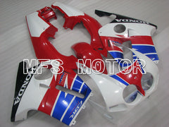Carénage ABS injecté Honda CBR250RR 1988-1989 - HRC - Bleu Rouge Blanc - MFS3022