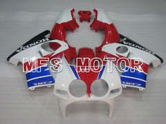 Carénage ABS injecté Honda CBR250RR 1988-1989 - HRC - Bleu Rouge Blanc - MFS3022