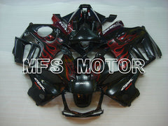 Honda CBR600 F3 1997-1998 Injection ABS Fairing - Flame - Black Red - MFS3058