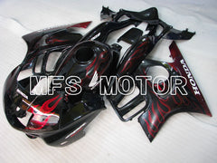 Honda CBR600 F3 1995-1996 Injection ABS verkleidung - Flamme - Schwarz Rot - MFS3042