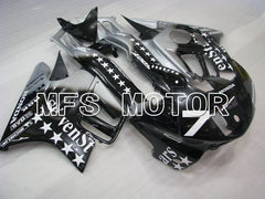 Honda CBR600 F3 1995-1996 Injection ABS verkleidung - SevenStars - Schwarz Silber - MFS3048