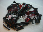 Honda CBR600 F2 1991-1994 ABS verkleidung - Flamme - Schwarz Rot - MFS3084