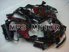 Honda CBR600 F2 1991-1994 ABS verkleidung - Flamme - Schwarz Rot - MFS3084