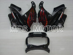 Honda CBR600 F2 1991-1994 ABS verkleidung - Flamme - Schwarz Rot - MFS3084