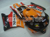 Honda CBR600 F2 1991-1994 ABS verkleidung - Repsol - Schwarz Orange Rot - MFS3098