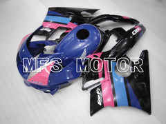Honda CBR600 F2 1991-1994 ABS verkleidung - Factory Style - Schwarz Blau Pink - MFS3101