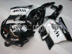 Honda CBR600 F2 1991-1994 ABS verkleidung - West - Schwarz Weiß - MFS3109