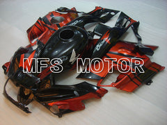 Honda CBR600 F2 1991-1994 ABS verkleidung - Factory Style - Schwarz Rot - MFS3115