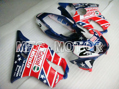 Honda CBR600 F4 1999-2000 Injection ABS verkleidung - Castrol - Blau Rot - MFS3122