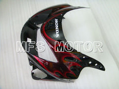 Honda CBR600 F4 1999-2000 Injection ABS Fairing - Flame - Black Red - MFS3123
