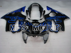 Honda CBR600 F4 1999-2000 Injection ABS Fairing - Flame - Black Blue - MFS3124