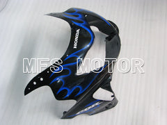 Honda CBR600 F4 1999-2000 Injection ABS Fairing - Flame - Black Blue - MFS3124