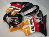 Carénage ABS injecté Honda CBR600 F4 1999-2000 - Repsol - Noir Orange Rouge - MFS3136