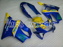 Honda CBR600 F4 1999-2000 Injection ABS Fairing - Monster - Blue Yellow - MFS3142