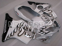 Honda CBR600 F4 1999-2000 Injection ABS Fairing - Flame - Black White - MFS3143