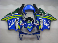 Carénage ABS injecté Honda CBR600 F4i 2001-2003 - Movistar - Bleu - MFS3148