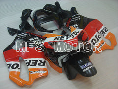 Carénage ABS injecté Honda CBR600 F4i 2001-2003 - Repsol - Noir Orange Rouge - MFS3178