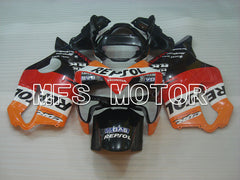 Carénage ABS injecté Honda CBR600 F4i 2001-2003 - Repsol - Noir Orange Rouge - MFS3178