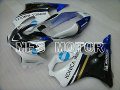 Honda CBR600 F4i 2004-2007 Injection ABS Fairing - Konica Minolta - Black White - MFS3180