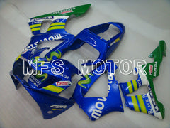 Honda CBR900RR 929 2000-2001 Injection ABS Fairing - Movistar - Blue - MFS3201