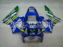 Honda CBR900RR 929 2000-2001 Injection ABS Fairing - Movistar - Blue - MFS3201