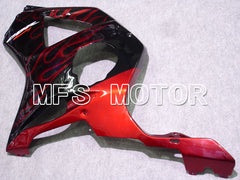 Honda CBR900RR 954 2002-2003 Injection ABS verkleidung - Flamme - Schwarz Rot - MFS3225