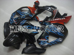 Honda CBR900RR 954 2002-2003 Injection ABS verkleidung - Flamme - Schwarz Blau - MFS3227