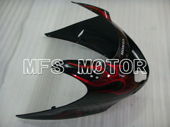 Honda CBR1100XX 1996-2007 Injection ABS verkleidung - Flamme - Schwarz Rot - MFS3247