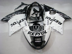 Honda CBR1100XX 1996-2007 Injection ABS verkleidung - Repsol - Schwarz Weiß - MFS3258