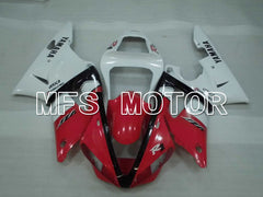 Yamaha YZF-R1 2000-2001 Injection ABS Fairing - Factory Style - Red White - MFS3274