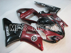 Yamaha YZF-R1 2000-2001 Injection ABS Fairing - Factory Style - Black Red - MFS3280