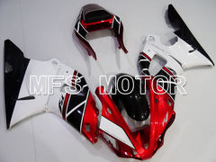 Yamaha YZF-R1 2000-2001 Injection ABS Verkleidung - Factory Style - Schwarz Rot Weiß - MFS3282