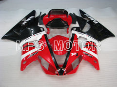 Yamaha YZF-R1 2000-2001 Injection ABS verkleidung - Factory Style - Schwarz Rot Weiß - MFS3286
