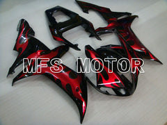 Yamaha YZF-R1 2002-2003 Injection ABS Fairing - Others - Black Red - MFS3296