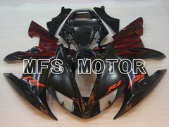 Yamaha YZF-R1 2002-2003 Injection ABS Fairing - Factory Style - Black Red - MFS3297