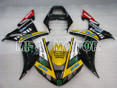 Yamaha YZF-R1 2002-2003 Injection ABS Fairing - Monster - Black Yellow - MFS3299