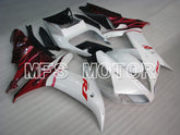Carénage ABS injecté Yamaha YZF-R1 2002-2003 - Style usine - Rouge Blanc - MFS3305