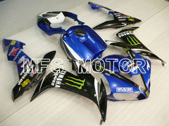 Carénage ABS injecté Yamaha YZF-R1 2004-2006 - Monster - Noir Bleu - MFS3313